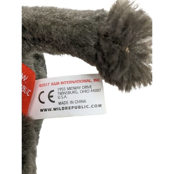 Wild Republic Gray Elephant Plush Stuffed Animal 10 Inch - Picture 6 of 6